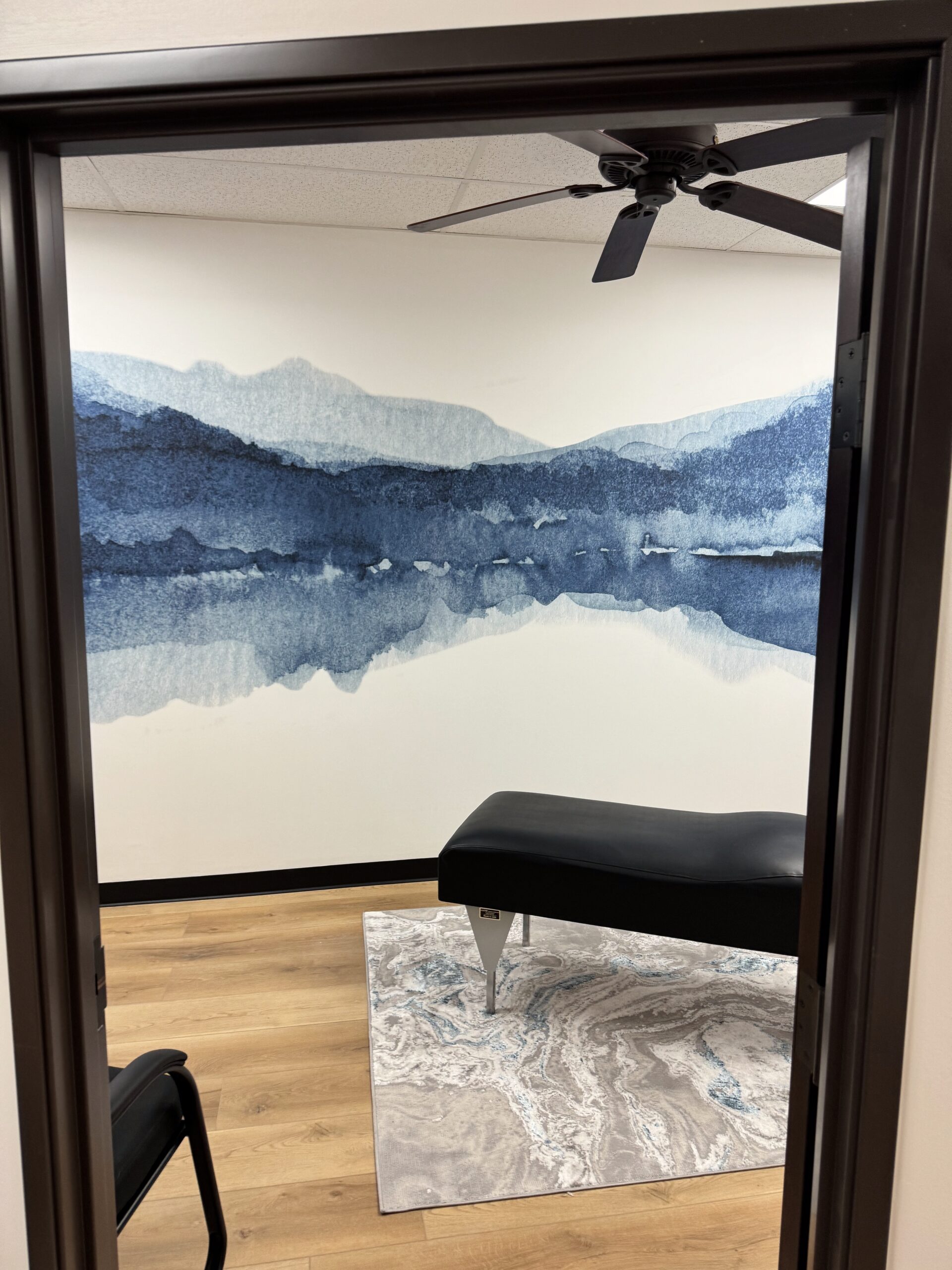 Chiropractic adjusting room at Global Chiropractic Plano Frisco where Dr Melissa Shelton treats patients