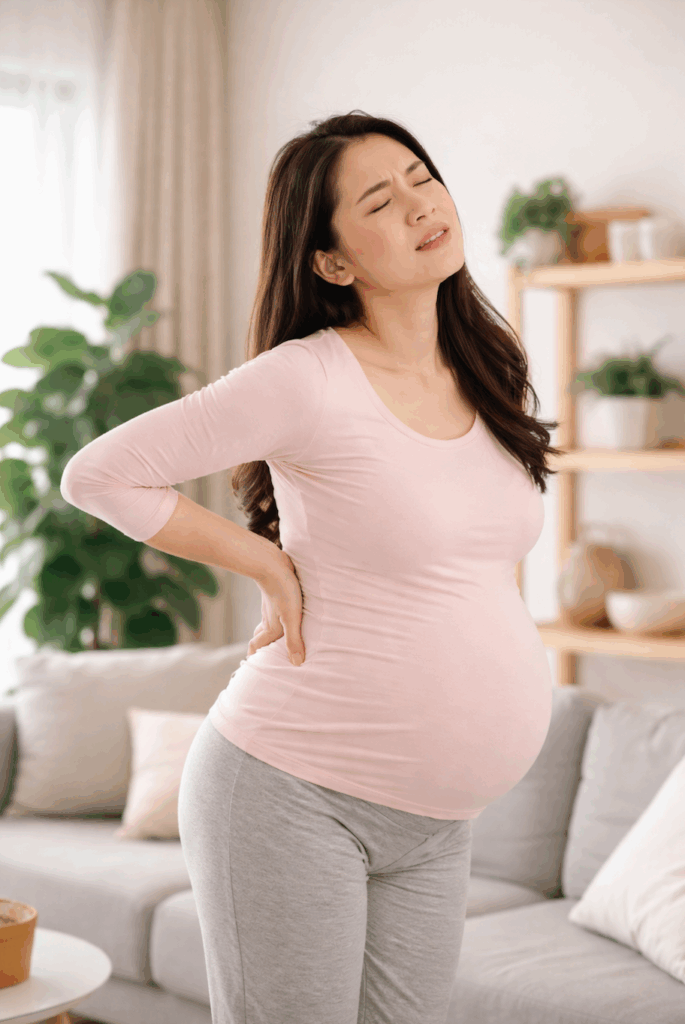 Low back pain is common during pregnancy as posture, pelvic alignment, and spinal load change.